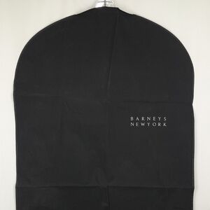 Barneys New York Black Zippered Garment Dust Bag